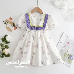  3 تشكيلة فساتين اطفال عروض على اخر القطع