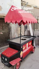  5 عربايه بطاطا وذره بشكل سياره تفصيل البيع الجدين