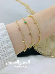  7 اساور gold plated لا تغير اللون باسعار