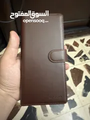  8 حافظة محفظة قابلة للفصل من PULOKA لهاتف Galaxy S23 Ultra – جلد بني فاخر