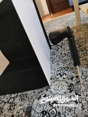  7 بوكس تصوير مع اضائه احترافي مع كامل معداته غير مستخدم