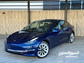  16 Tesla Model 3 Standerd Plus 2022 تيسلا فحص كامل بسعر مغرري جدا