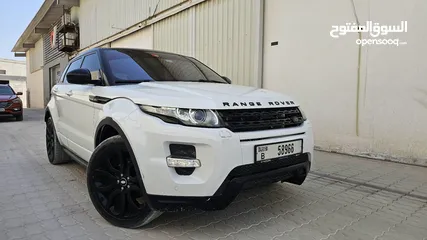  2 ايفوك 2015 خليجي مالك اول 86000 كيلو متر evoque 2015 gcc first owner  86000 km gcc