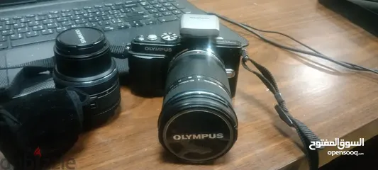  1 OLYMPUS E-PL5 Mirrorless Digital Camera with 14-42mm Lens (Black)