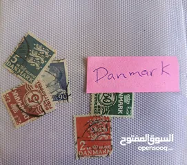  4 طوابع من جميع دول العالم بدينار واحد فقط