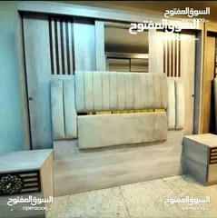  4 غرف نوم ماستر لامنيت تركي   السعر  190 الموقع الزرقا  الفرشه المجوز 50