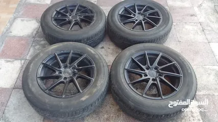  18 جنطات كوري اصلي شركه 16 17 18 حره خمس براغي