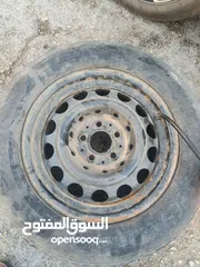  6 جنط حديد وكاله مع كوشوك
