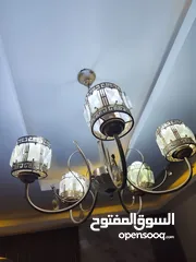  4 ثريات  لون ذهبي مميز