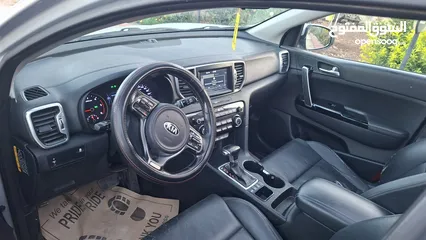  7 كيا سبورتج جتي لاين 2016ماتور2000ديزل فلل اضافات مع فتحة سقف بنوراما  بسعر حررررق كاش دهان شركة