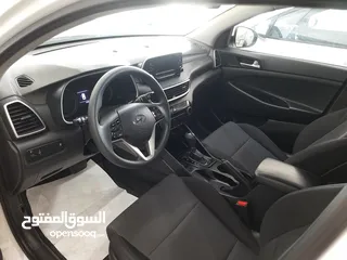  5 Hyundai Tucson 2020 for sale, White color, Agent maintained, First Owner, 2.0L