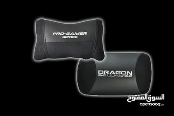  5 كرسي جيمنغ مريح لساعات اللعب الطويلة لون اسود  Dragon War Gaming Chair GC-003 السعر شامل التوصيل