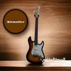  1 Ritmuller Stratocaster electric guitar  قيتار الكترك ( ritmuller)