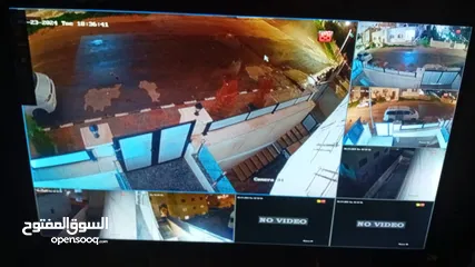  4 4 كاميرات مراقبه 4 ميجا بيكسل ليلي نهاري  Hikvision اقل سعر بالمملكه وأفضل خدمة VIP
