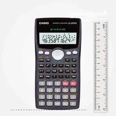  4 اله حاسبه كاسيو علميه ألة حاسبة كاسيو علمية Casio Fx-100MS يأتي مع غطاء صلب منزلق
