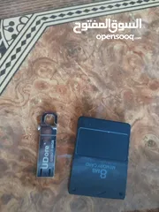  4 ما شاء الله تبارك الرحمن جهاز بلاي ستيشن 2 شبه جديد جهاز معدل عالفلاشه مع التين جميع اغراضه --------