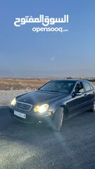  2 مرسيدس c200 2007 komperossr لون كحلي