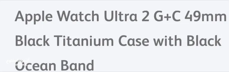  2 ultra 2 gps titanium 49 mm black ocean for sale