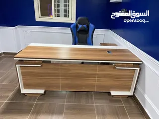  8 تميز بجلستك بأحدث أشكال المكاتب مدير للشركات و المكاتب الفخمه أجود أنواع الخشب باقل التكاليف