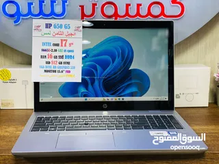  5 أتش بي  كور7جيل8 رام16ج هارد SSD_512  شاشه 15.6 FHD  تدعم لمس كيبورد مضيء و تايب سي ضمان شهر