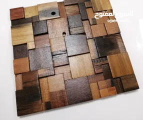  10 ديكور خشب خام 3D