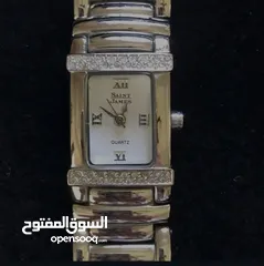  2 ساعات سويسرية ويابانية مرصعة بالألماس