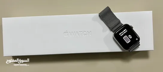  1 Apple Watch Series 6 44mm Silver Stainless Sil Mil Lp CEL Cellular