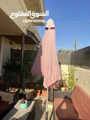  10 طقم راتان ومظلة ومرجيحة