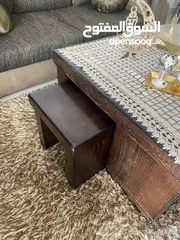  1 طاولة خشب مستعملة