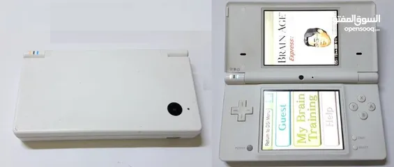  4 اجهزة العاب ناينتدو  Nintendo DS معدلة مع مجموعة العاب رائعة