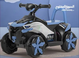  3 سيارة اطفال كهربائية بتحمل لغاية 25 كيلو بقوة 6 فولت بمواصفات وجودة مميزة مناسب للاطفال 1-4 سنوات