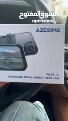  10 AZDOME PG17 12" WiFi Mirror Dash Cam 4K Front and 1080P Rear View Mirror Camera