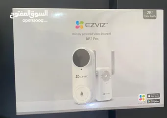  1 جرس باب ذكي EZVIZ DB2C وDB2 Pro – أمان متقدم بأسعار تبدأ من 74.99 دينار فقط!