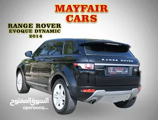  8 AGENCY SERVICE - ORIGINAL PAINT - RANGE ROVER EVOQUE DYNAMIC 2.0TC V4 - GCC SPECS - MINT CONDITION