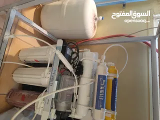  4 فلتر ماء تايواني بحالة جيدة جدا وممتاز صنع تايواني  مراحل فلترة عالية الجودة