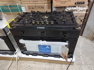  6 عرض نااار على فرن فريش بلت ان 90 سم ستيل او اسود فل سيفتي كامل مع مروحه