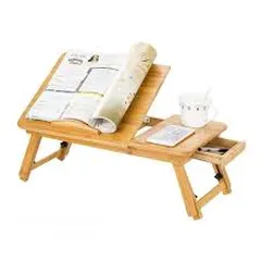  9 LAPTOP TABLE  طاولة لابتوب خشب, معدن  قابلة للتعديل بشكل مريح
