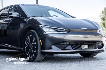  2 كيا Ev6 wind  موديل 2023 وارد امريكي فحص كامل بحاله الوكاله