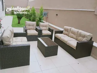  19 اطقم رتان ،بجميع الالوان ،،، تتوفر خدمة توصيل لجميع المحافظات