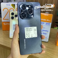 9 جهاز جديد بالكرتونة Spark 20 pro رام 16 جيجا 256 مكفول سنة متوفر توصيل