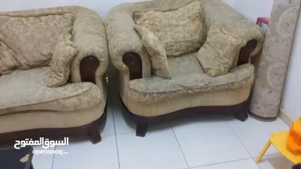  4 7 seater sofa with pillows