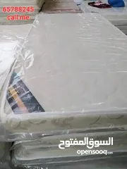  1 New bed frame and all kinds of mattresses for sale.