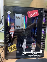  6 كمبيوتر العاب gaming computer قوي وبحالة الوكالة ممتاز جدا