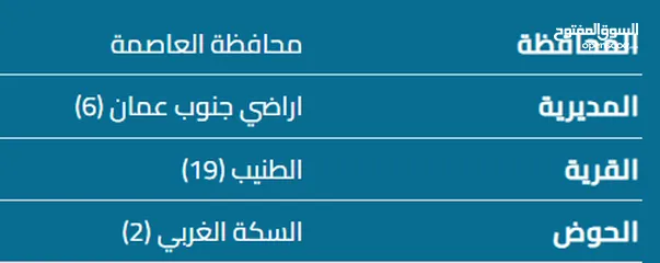  1 ارض سكنية بمساحة 674 متر مربع الطنيب حوض السكة الغربي.