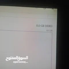  1 رام 8gb ddr3 مع معالج core i5 3th