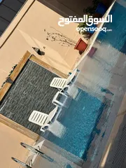  23 شاليه مسك - Misk Chalet للايجار / خدمات (vip) موقع واطلالة مميزة يبعد عن مرج الحمام 18 دقيقة