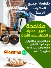  19 شركة الرحمة لمكافحة الحشرات والقوارض جميع مناطق الكويت خدمة 24 ساعة علي مدار اليوم
