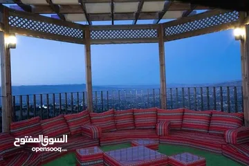  20 مزرعة وشاليه للايجار اليومي في السلط الصبيحي اجمل اطلاله في السلط كلها جدا  اسم المزرعه (the moon 1)