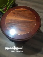  1 طقم طرابيزات درج صناعة تركية خشب زان أربع قطع قشرة دهان بوليستر ضد الحرارة بسعر مغري
