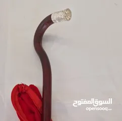  1 أجود (العصي)الخيزران بأيدي عمانية مع تفصيل فضة خاصة